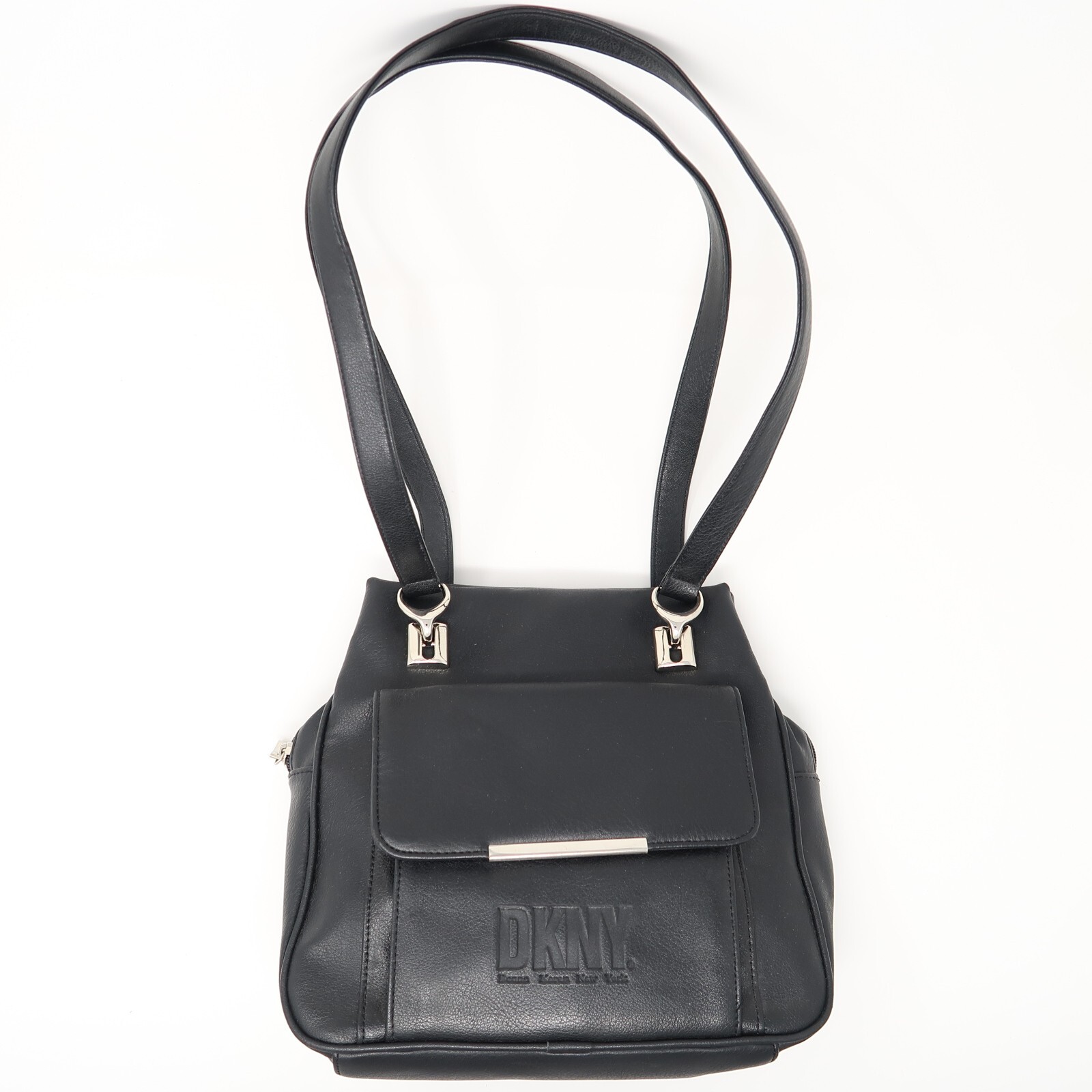 DKNY Handbag Purse Womens Black Leather Shoulder Bag … Gem
