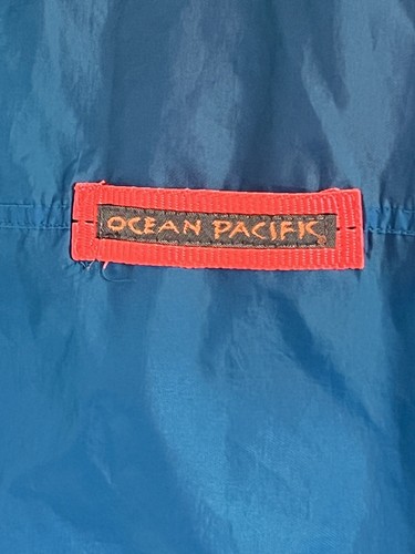 Vintage Boys Small 6 8 Ocean Pacific 80s 90s Neon Jacket Surfer Skater VTG Nice - Picture 7 of 9