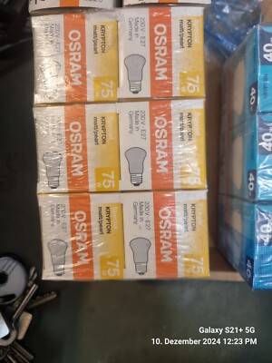 Osram Philips E27 40 75 100watt  Krypton Glühlampe Birne  dimmbar E27 kein LED
