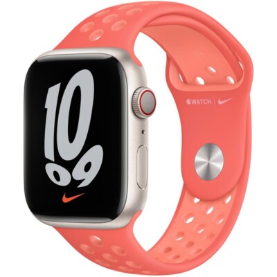 Original Apple Watch Nike Sport Band Magic Ember/Crimson Bliss 42/44/45/49mm