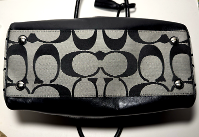 COACH No. L1282-23575 Legacy Haley Satchel Purse Handbag Black 