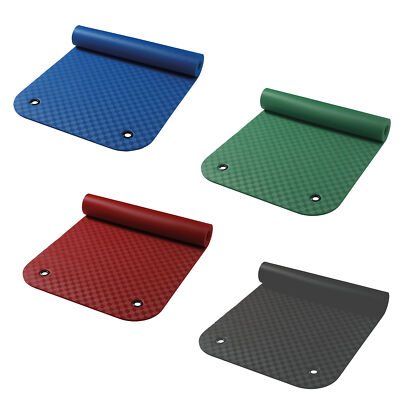 Friedola  Gymnastikmatte ''Uni'' mit Ösen 180 x 65 cm | Fitnessmatte | Yogamatte