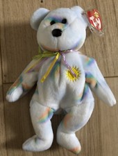 TY BEANIE BABY - CHEERY the Sun & Rainbow BEAR - Retired MWT - Soft Toy Beanies