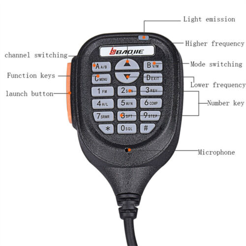 Baojie BJ-318 Mini Auto Mobilradio 25W Dual Band Zwei Wege Amateurfunk mit USB Kabel - Bild 3 von 10