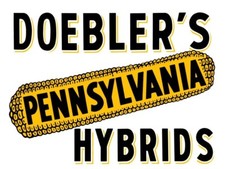 Doebler's Pennsylvania Hybrid Corn New Sign - 18 x 24" USA STEEL XL Size