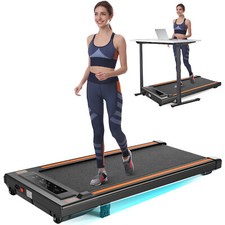 2.5HP Walking Pad Under Desk Treadmill with Incline Remote Control for Home