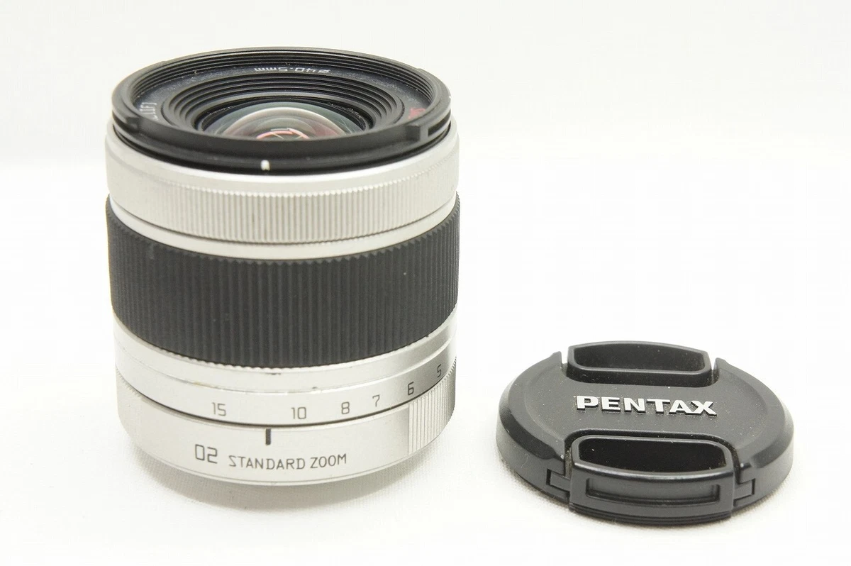 PENTAX 02 STANDARD ZOOM 5-15mm F2.8-4.5 Lens Silver for Q Series #230114i