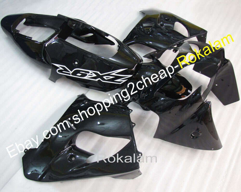 For Kawasaki Ninja ZX-9R 02 03 Body Kit 2002 2003 ZX9R Black Moto Fairing  Kit