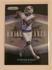 2021 Prizm Football Stefon Diggs Brilliance Insert #B-18 Buffalo Bills Insert!!!