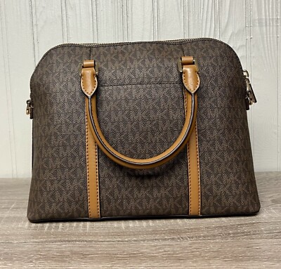 Michael Kors Bedford Legacy Medium Logo Dome Satchel | eBay display picture 1