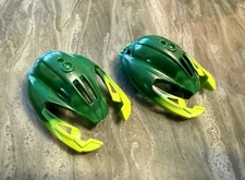 Lego Part 64327pb01 Bionicle Mask Baranus V7 Skopio Flip Mask with Lime X2