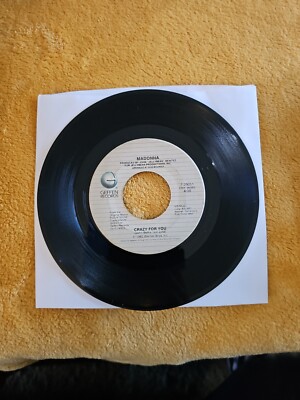 Madonna ''Crazy For You'' & Berlin ''No More Words'' 45RPM 7'' Vinyl