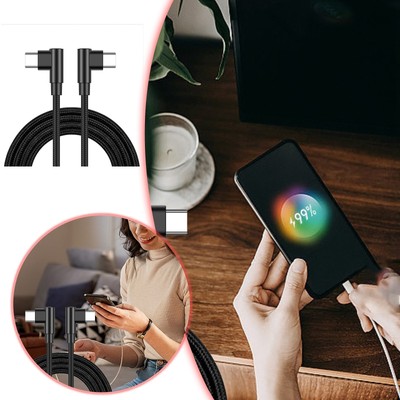USB Type C zu C Fast Charging Cable Handy USBKabel Datenkabel Ladekabel 1/2M