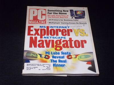 1996 OCTOBER 22 PC MAGAZINE - INTERNET EXPLORER VS. NAVIGATOR COVER - H 8993