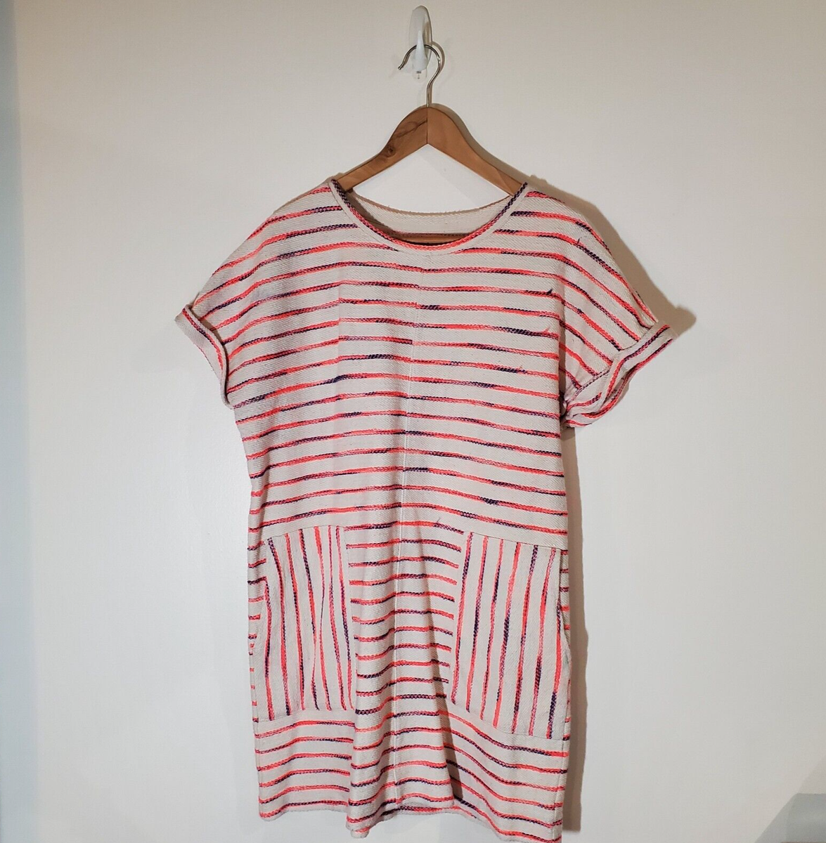 Lou & Grey for LOFT Women's Multicolored Striped Terry Dress Size L | eBay