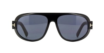 Tom Ford BLAKE-02 FT 1102 Shiny Black/Grey (01A) Sunglasses  display picture 3