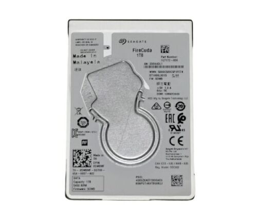Seagate ST1000LX015 Firecuda 1TB SATA 2,5 inch SSHD Laptop Hybrid Hard Drive - Picture 8 of 8