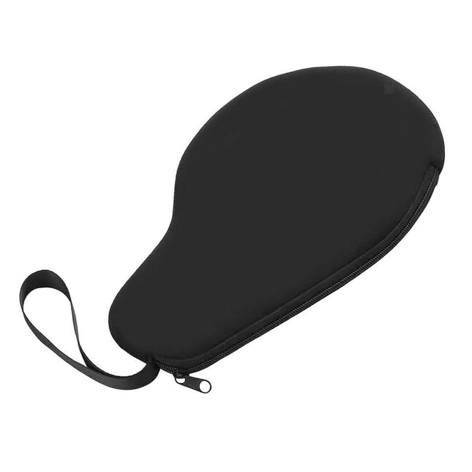 Ping Pong Paddle Case Holder Organizer Black Table Tennis Racket Sleeve