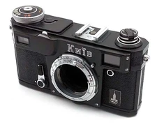 Ukrainian Arsenal KIEV 4AM BLACK Moscow Olympiad 1980 35mm RF camera BODY CCCP