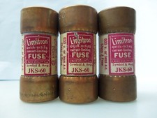 Nice Lot Bussmann Limitron JKS-60 Amp Fuses Class J 600 Volts