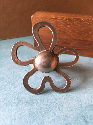 Bague Reglable Bague Grosse Fleur Grosse Bague Fantaisie Dorée