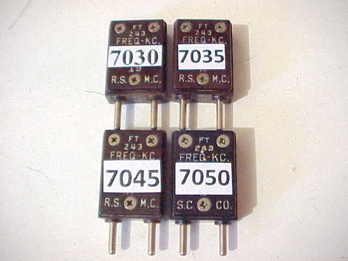 QRP CONVERSIONS 40 METER CW 4 PACK IN FT-243 HOLDERS 