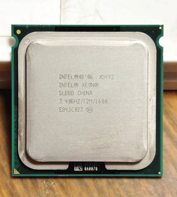 1 pair  Intel Xeon X5492 3.4GHz 4core 12M 1600MHz LGA771  CPU with the same code