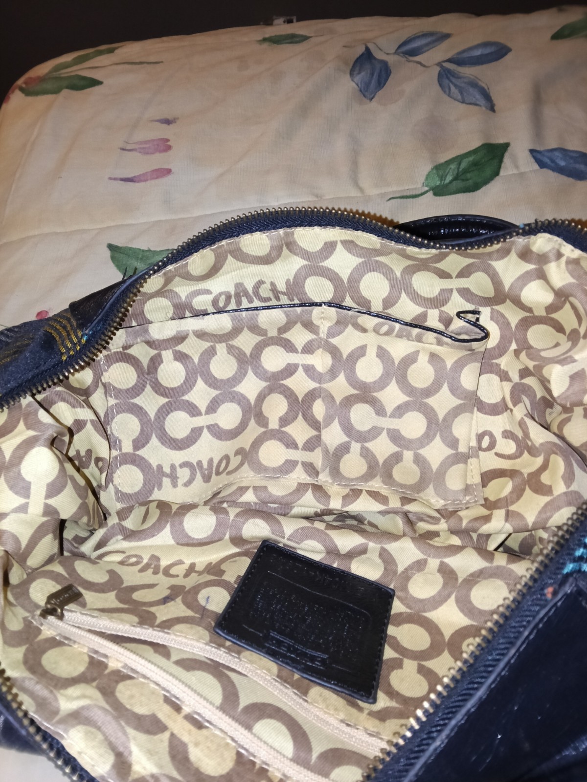 Authentic Coach Women's Multi Colored, Medium Sho… - image 5