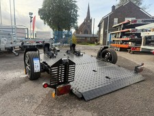 2 Motorcycle Foldable Double TWO Bike Tilt Trailer MT-2 BLACK EDITION