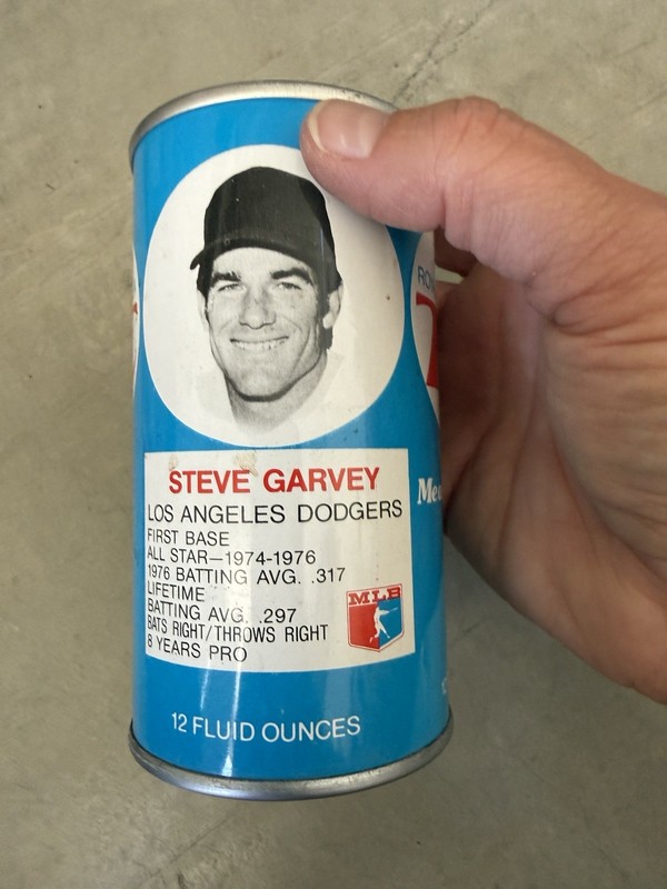 RC Cola All Star Baseball soda can 1977 -steve Garvey