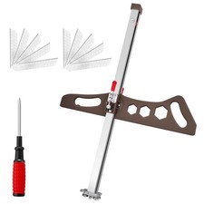 Foldable Drywall Cutting Tool,Cuts 1/4" 3/8" 1/2" Boards,Portable Gypsum Boar...