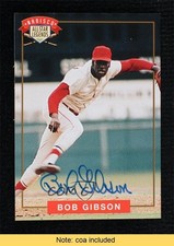 1994 Nabisco All-Star Legends Auto Bob Gibson Auto HOF 0n8