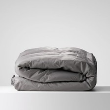 Eucalyptus Duvet Cover - Infused with Silver for Anti Full, Queen Fog Gray
