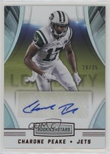 2016 Panini Rookies & Stars Red 20/25 Charone Peake #RLS-CPK Auto 7fb