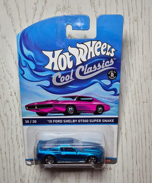 Hot Wheels Cool Classics `10 Ford Shelby GT500 Super Snake 1:64 Modellauto-image