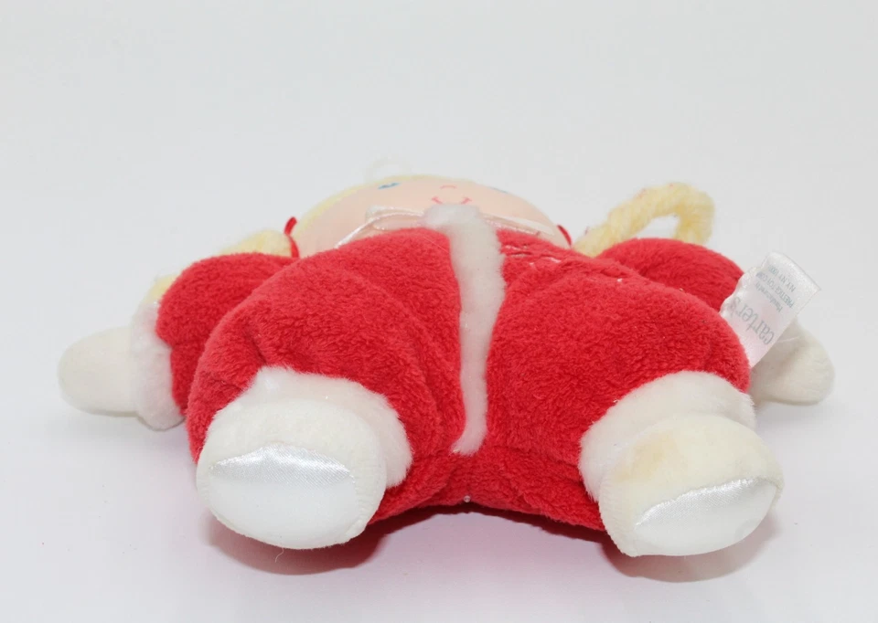 Feliz Navidad Bebé Niña Muñeca Tela Suave Relleno Peluche Sonajero Juguete Rubio Carters Foto 4 de 4