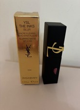 Image of YSL The Inks Blur collection, matte lip stain shade 234 Berry Satisfaction New
