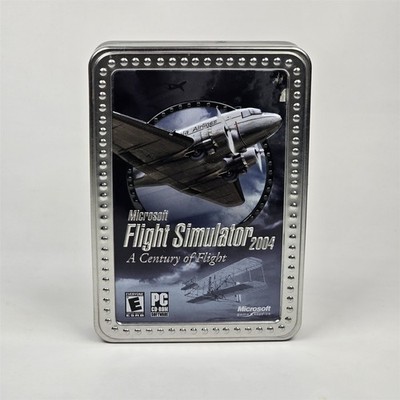 Microsoft Flight Simulator 2004: A Century of Flight (PC DVD-ROM) Metal Tin CIB
