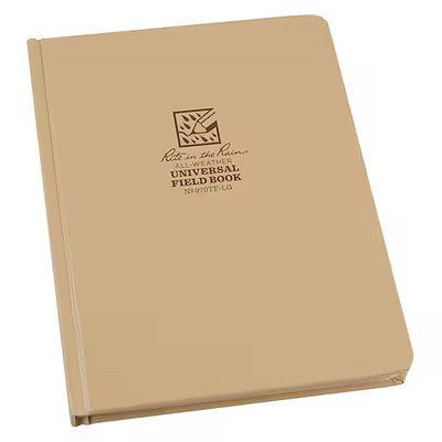 Rite In The Rain 970Tf-Lg Book, Universal, 80 Sheets, Tan Cover