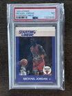 1988 Kenner Starting Lineup Cards Michael Jordan PSA 7