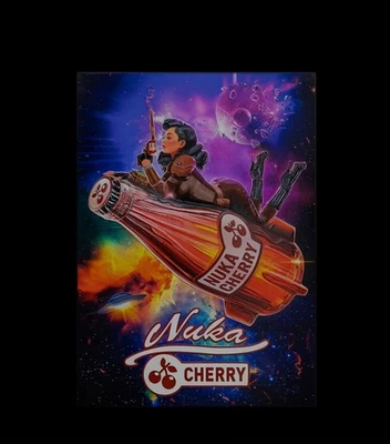 Nuka Cherry Girl Limited Edition Displate | Fallout | Nuka Cola Cherry