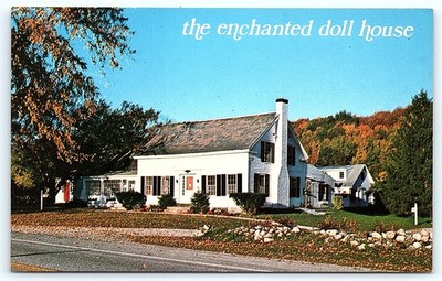 Postcard: the enchanted doll house  Manchester, Vermont