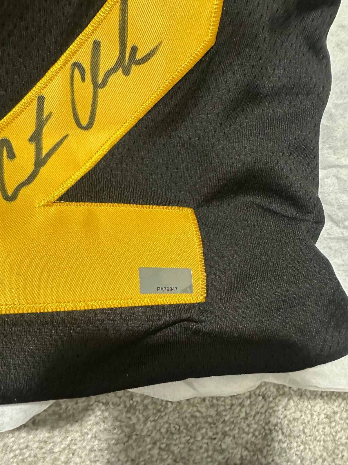 Caitlin Clark Panini Authentic Signed Jersey Autograph Iowa 2024 Final Four 4