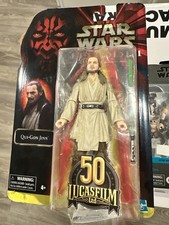 Star Wars Black Series Qui-Gon Jinn Lucasfilm 50th Anniversary Phantom Menace