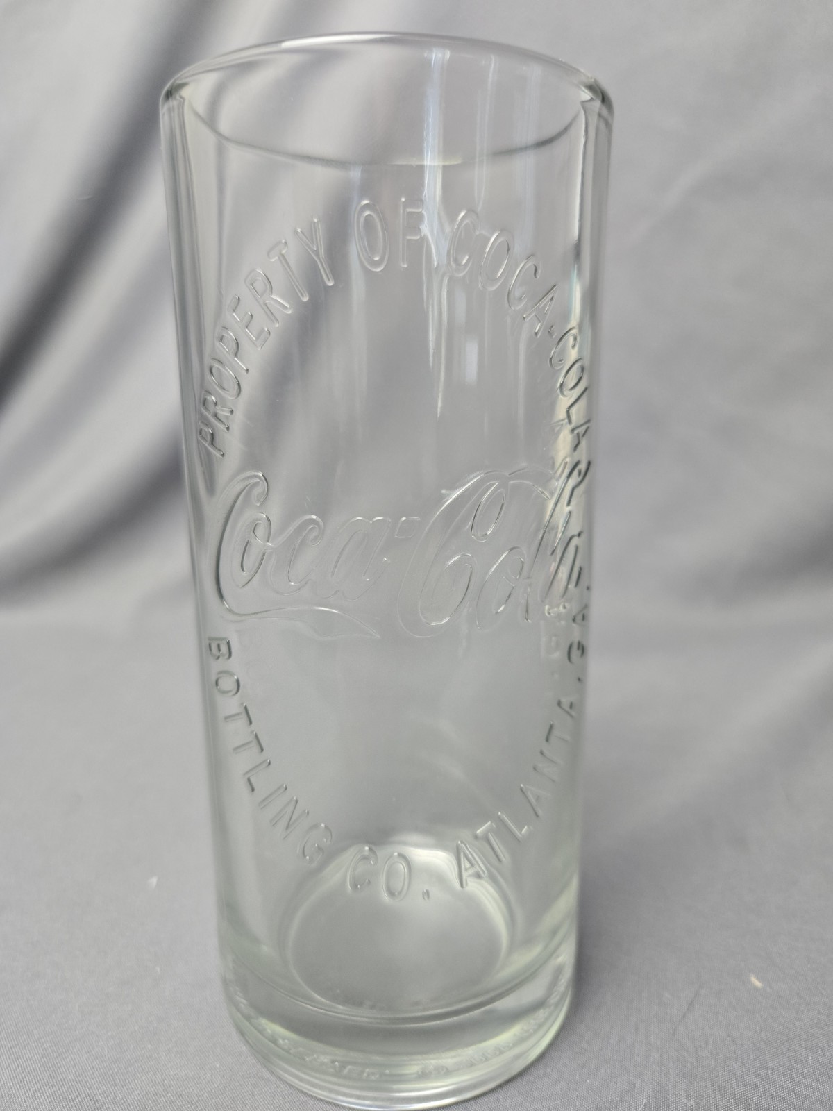 2009 Property of Coca-Cola Bottling Company Clear Glass Atlanta