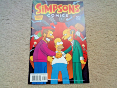 Simpsons #243 COMIC BOOK Bongo Low print Hot!! KEY NR-MINT New Movie! Scorpio!