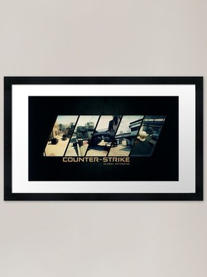Counter Strike Global Offensive Kunst Gerahmtes Wandbild Poster Leinwanddruck Bild
