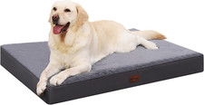 Jumbo Waterproof Orthopedic Dog Bed Chew-Resistant All-Season, Non-Slip Base Gre