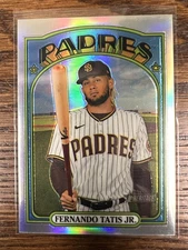 2021 Topps Heritage #137 Fernando Tatis Jr. Chrome Refractor #/572