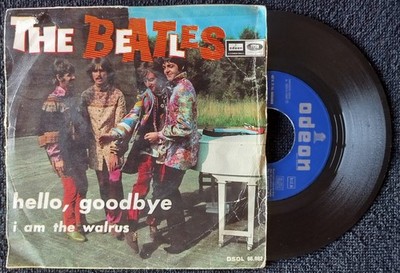 THE BEATLES '' HELLO, GOODBYE - I AM THE WALRUS '' SPANISH 7'' SINGLE 1967